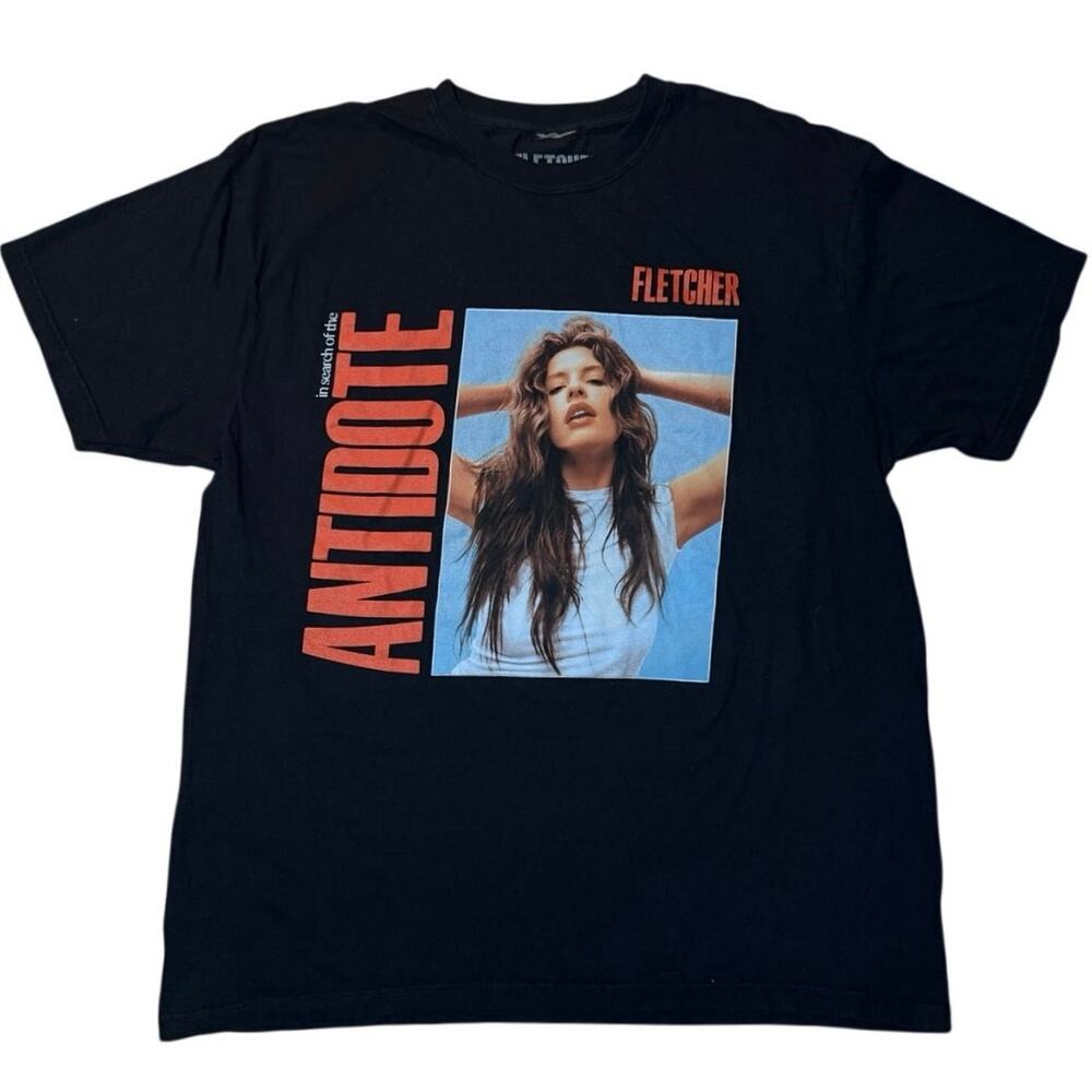 Fletcher In Search Of The Antidote Tour T Shirt Black Graphic 2024 Concert XL
